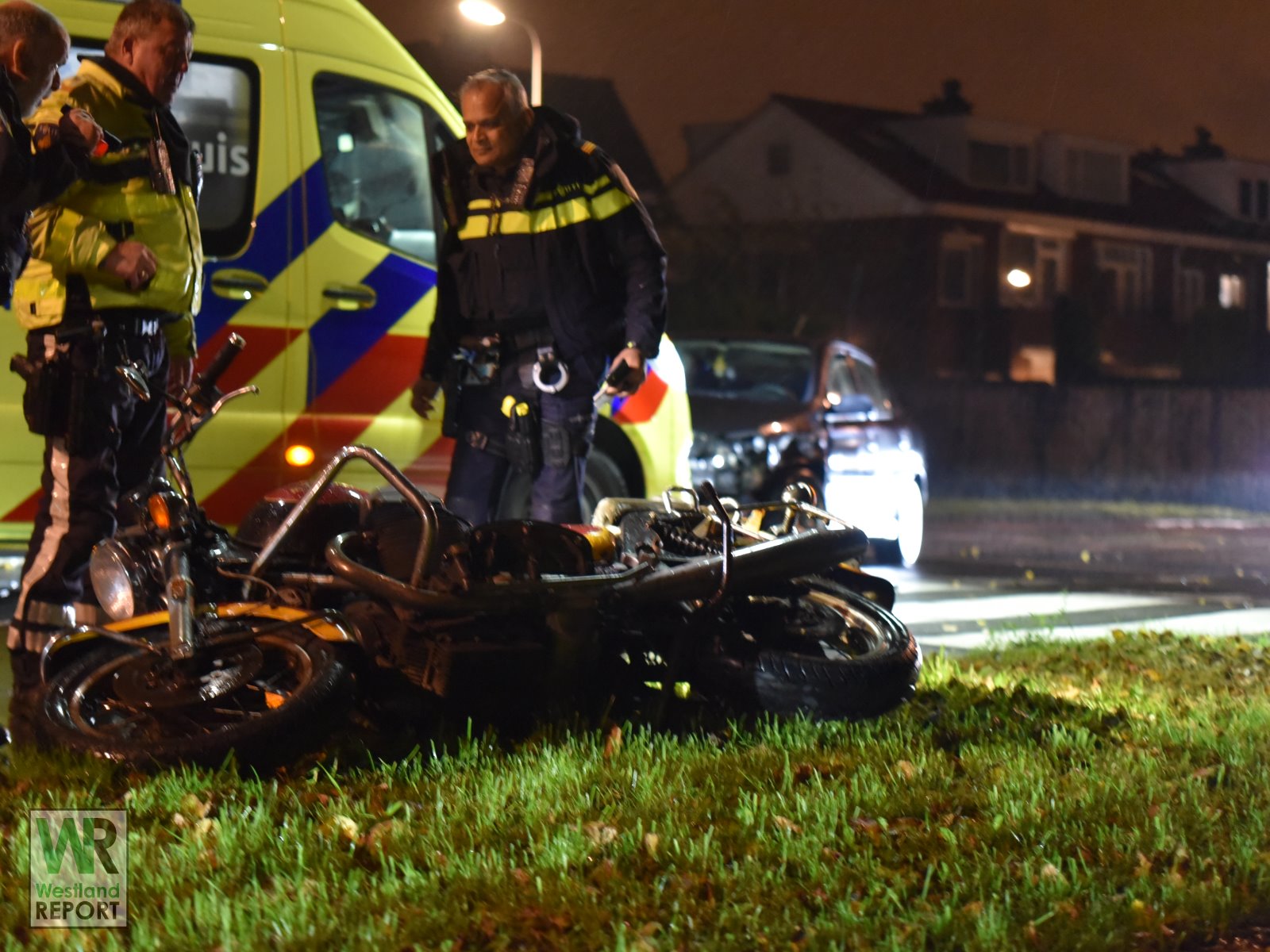 Motorrijder gewond na aanrijding op de Haagweg in Monster