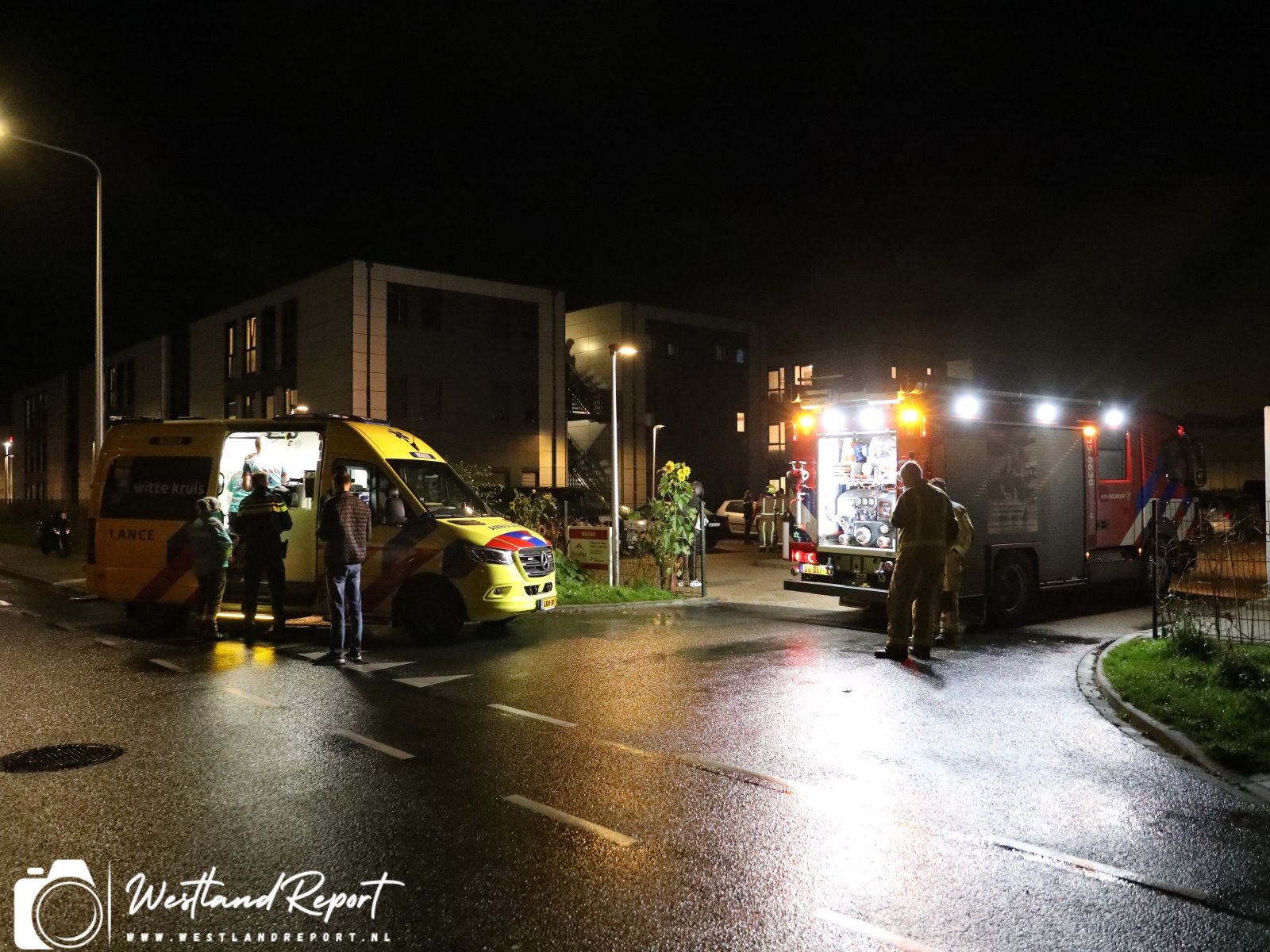 Twee gewonden bij Brand in wooncomplex voor arbeidsmigranten in Honselersdijk