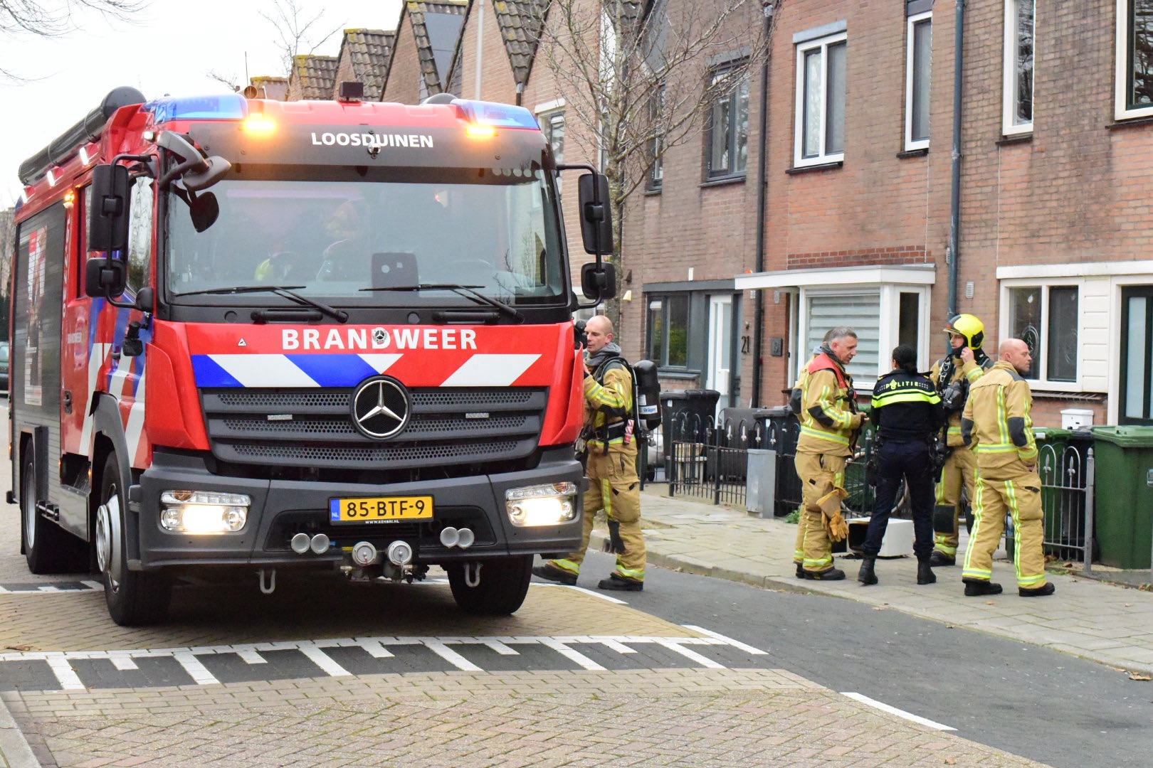 Magnetron veroorzaakt brand in woning aan Sutoriusstraat in Poeldijk