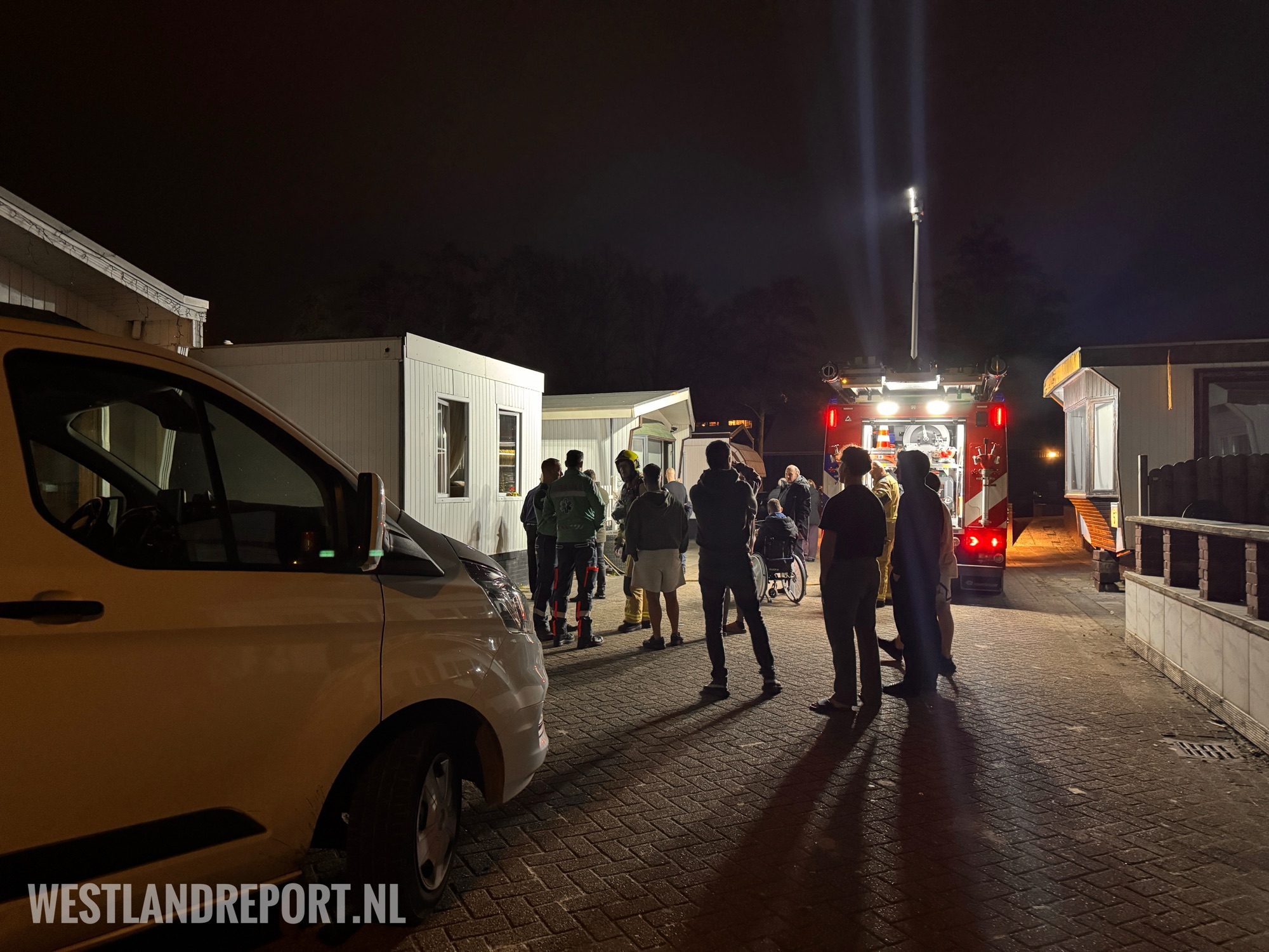 Brandweer snel in actie bij gebouwbrand in Wateringen