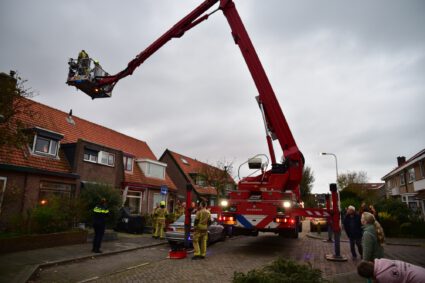 Brandweer ingezet voor melding schoorsteenbrand aan Rijnweg in Monster