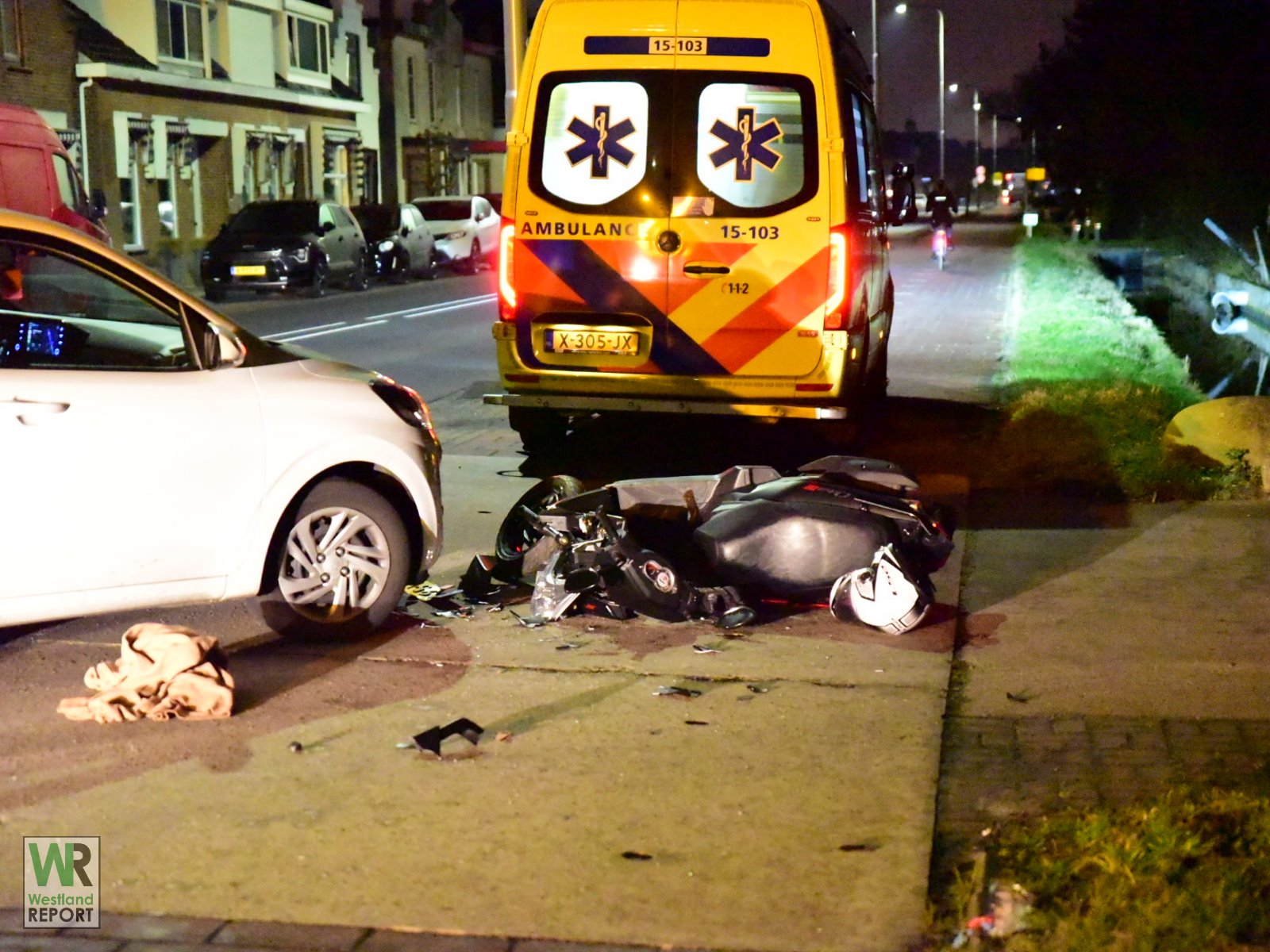 Scooterrijder gewond na aanrijding op Monsterseweg in ‘s-Gravenzande