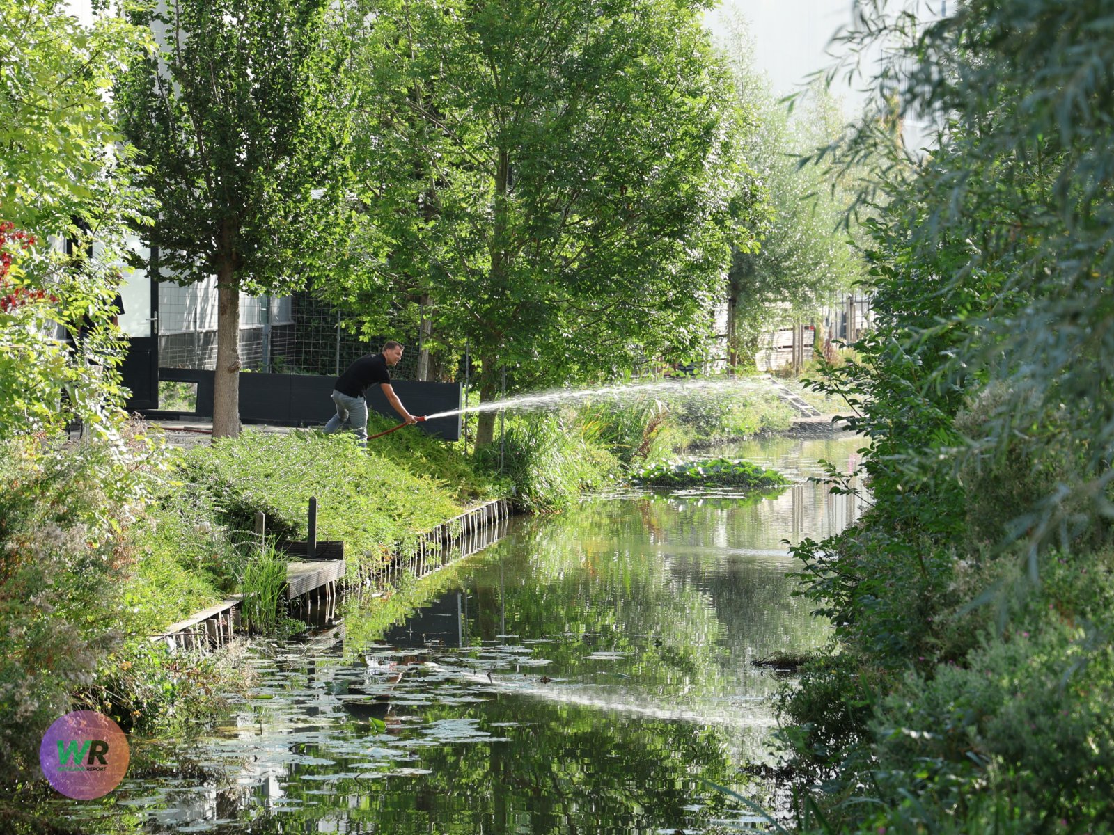 Brandweer en medewerker blussen succesvol bermbrand in ‘s-Gravenzande