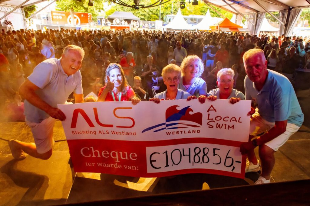 A Local Swim haalt recordbedrag van ruim 1 miljoen euro op voor Stichting ALS Westland
